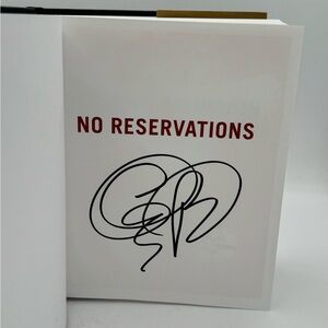 Signed ‘No Reservations’ by Anthony Bourdain 2007 Hardcover Book First Edition